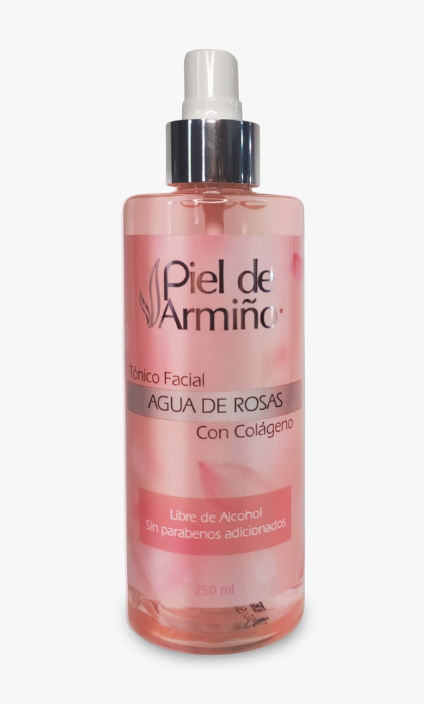 Tonico Facial Agua De Rosas Con Colageno 250Ml (Domeco)