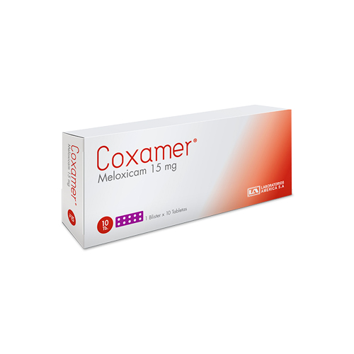 Coxamer (Meloxicam) 15 Mg Caja x 10 Tabletas (Lab America)