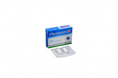 Albendazol 200 Mg Caja x 2 Tabletas (American Generics)