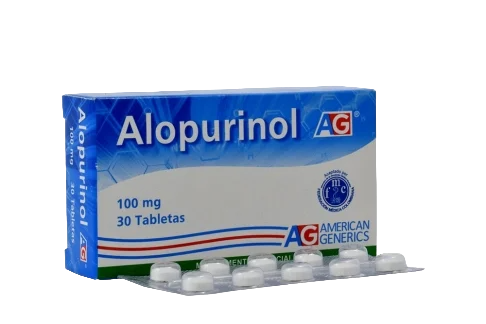 Alopurinol 100 Mg Caja x 30 Tabletas (American Generics)