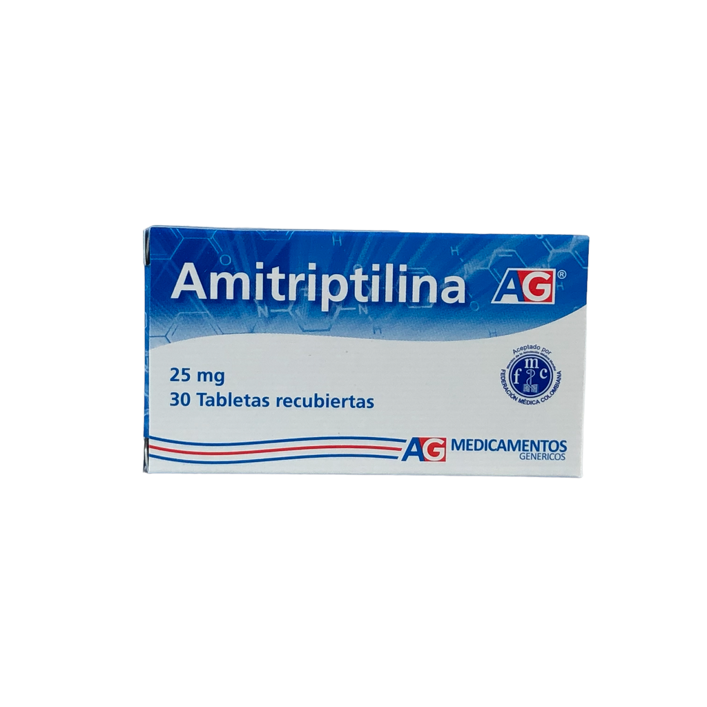 Amitriptilina 25 Mg Caja x 30 Tabletas (American Generics)