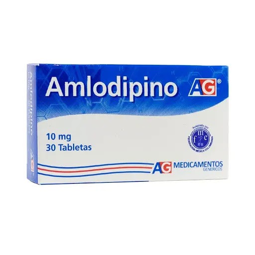 Amlodipino 10 Mg Caja x 30 Tabletas (American Generics)