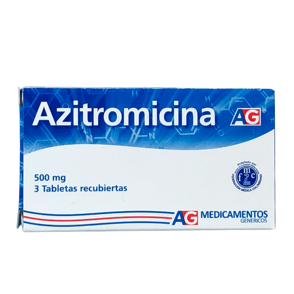 Azitromicina 500 Mg Caja x 3 Tabletas (American Generics)
