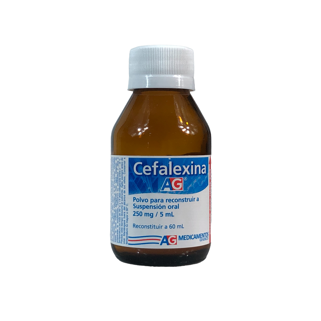 Cefalexina 250 Mg Polvo Suspension Oral Frasco x 60 Ml (American Generics)