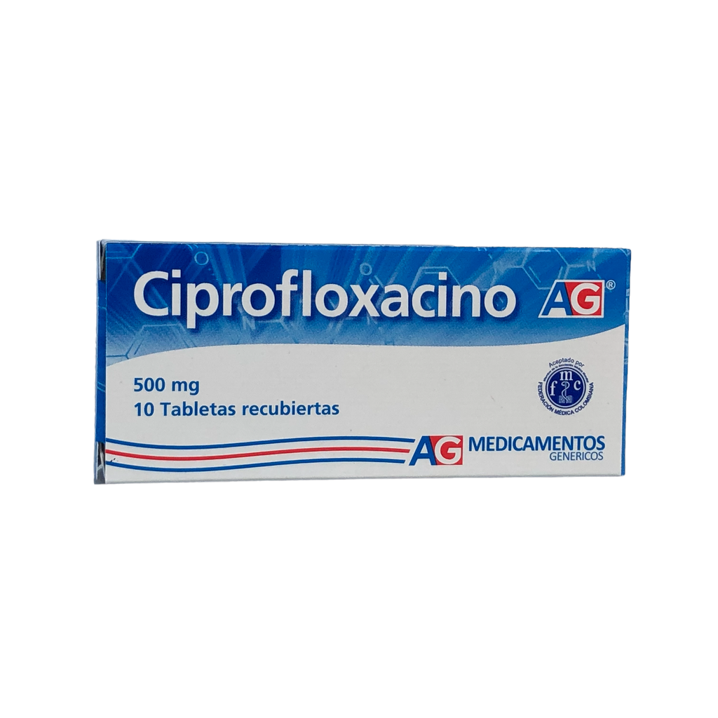 Ciprofloxacino 500 Mg Caja x 10 Tabletas (American Generics)