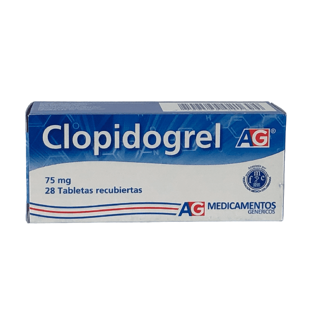 Clopidogrel 75 Mg Caja x 28 Tabletas (American Generics)