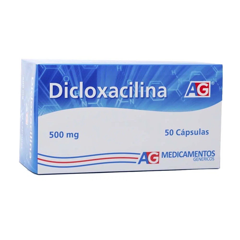 Dicloxacilina 500 Mg Caja x 50 Capsulas (American Generics)