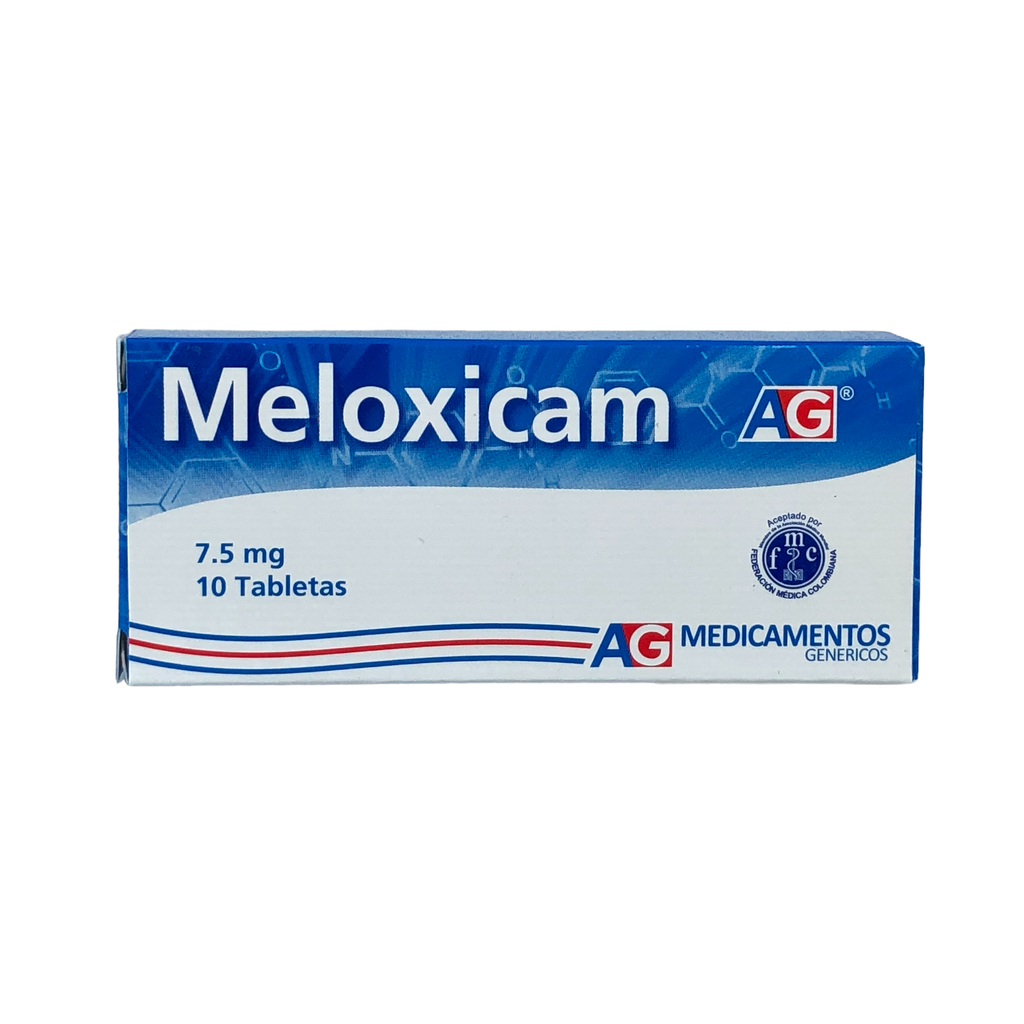 Meloxicam 7.5 Mg Caja x 10 Tabletas (American Generics)