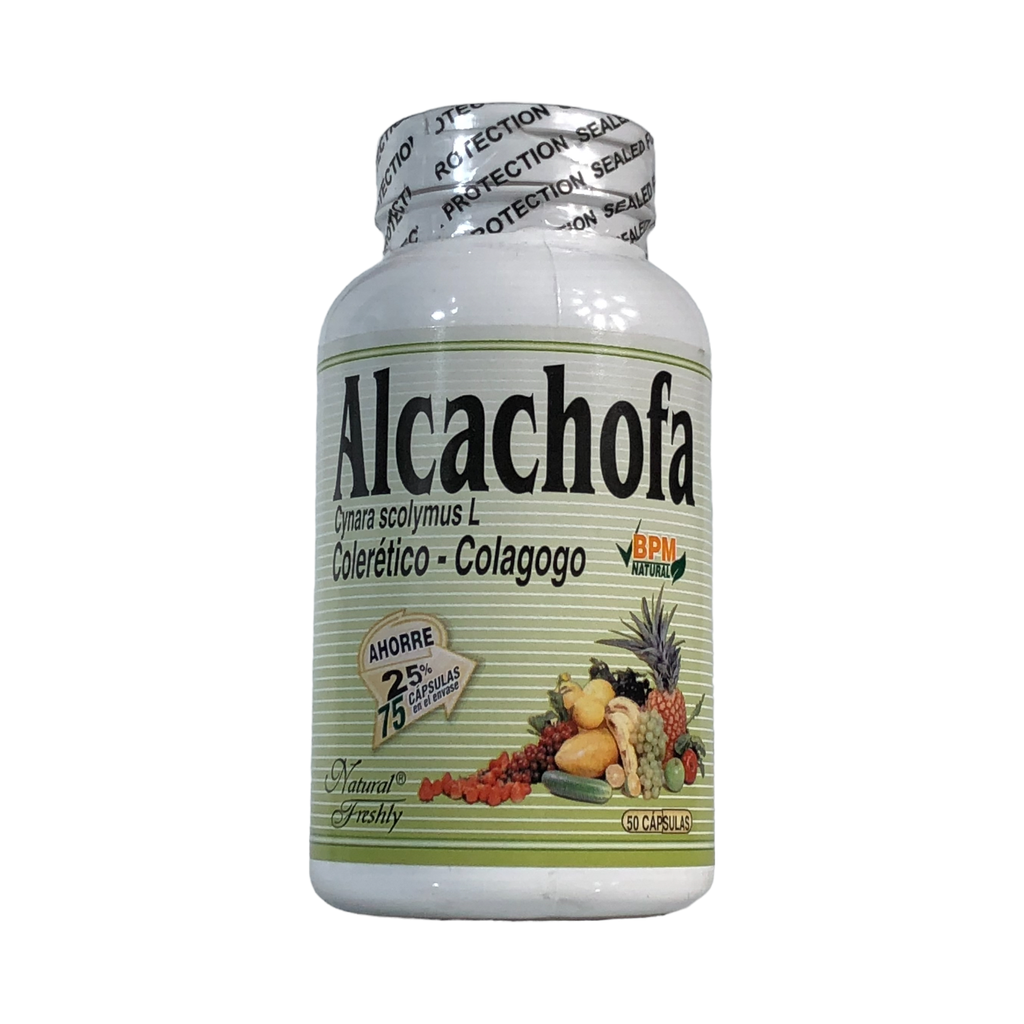 Alcachofa OFERTA Fco x 50 lleve 75 cap x 500 Mg(Natural Freshly)