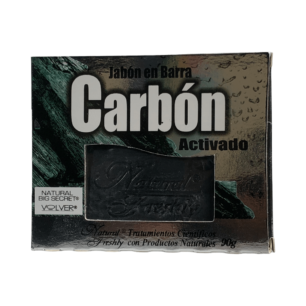 Jabon de Carbon Activado Barra x 90 Gr (Natural Freshly)