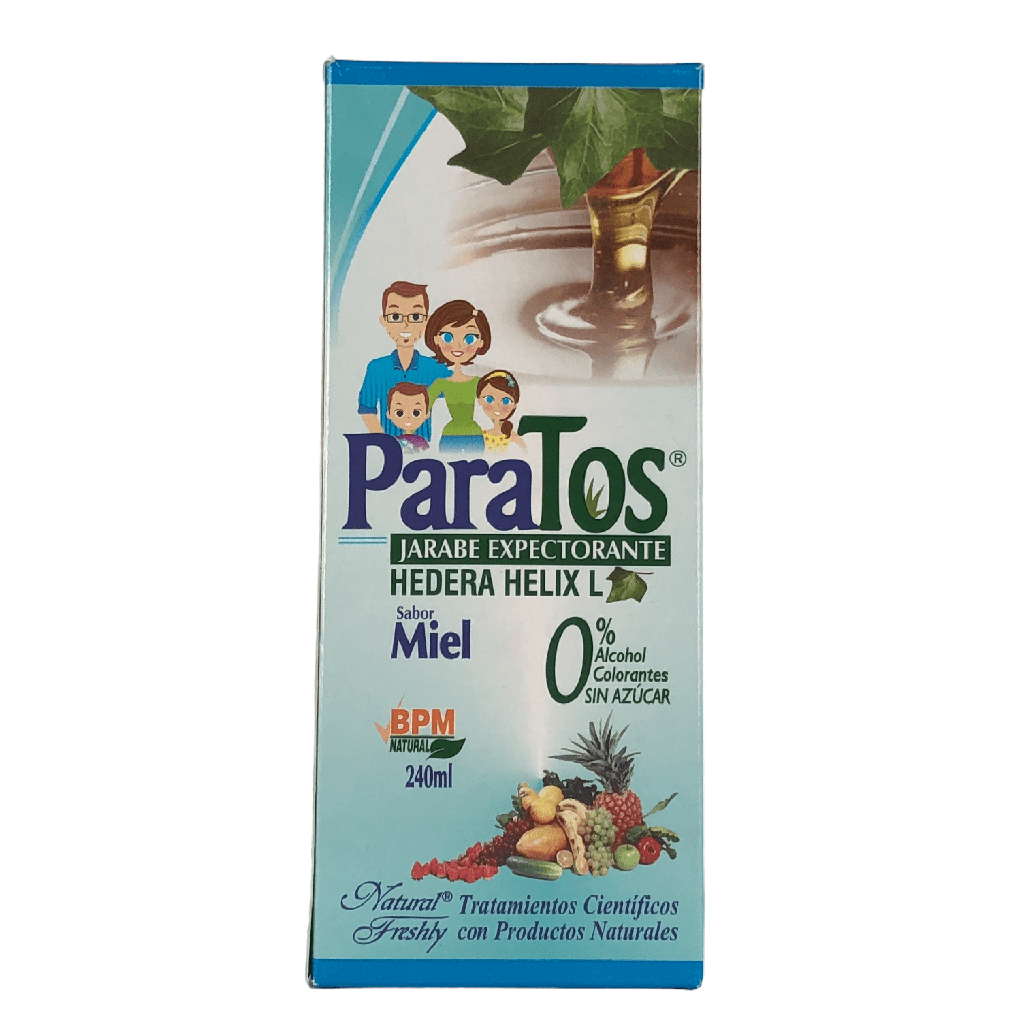 Paratos Miel (Hedera Helix) Jarabe Frasco x 240 Ml (Natural Freshly)