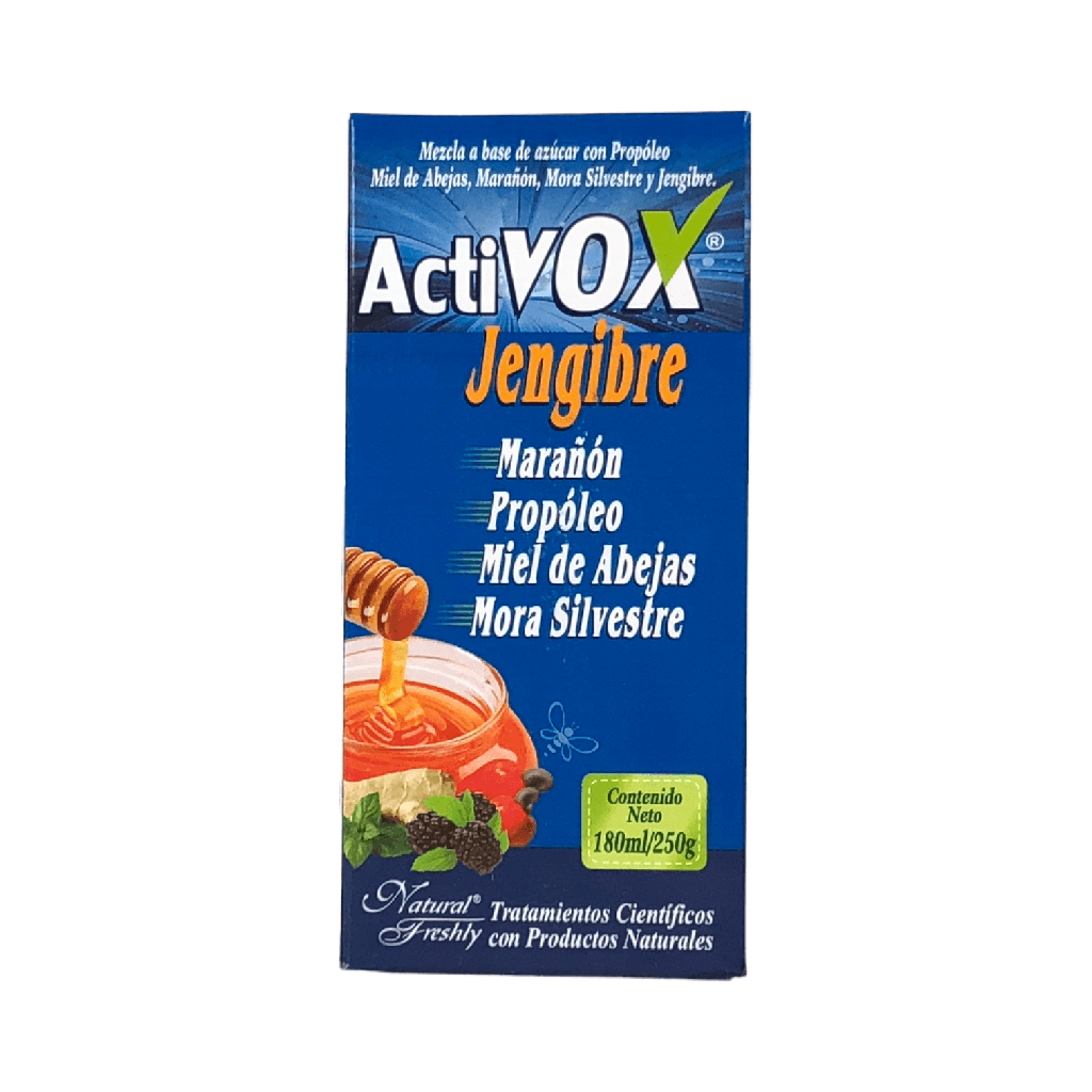 Activox Jengibre Jarabe X 180 ML/ 250 Gr (Natural Freshly)