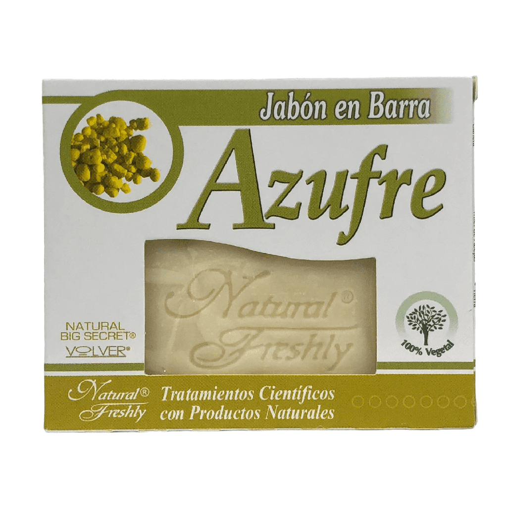 Jabon de Azufre Barra 90 Gr (Natural Freshly)