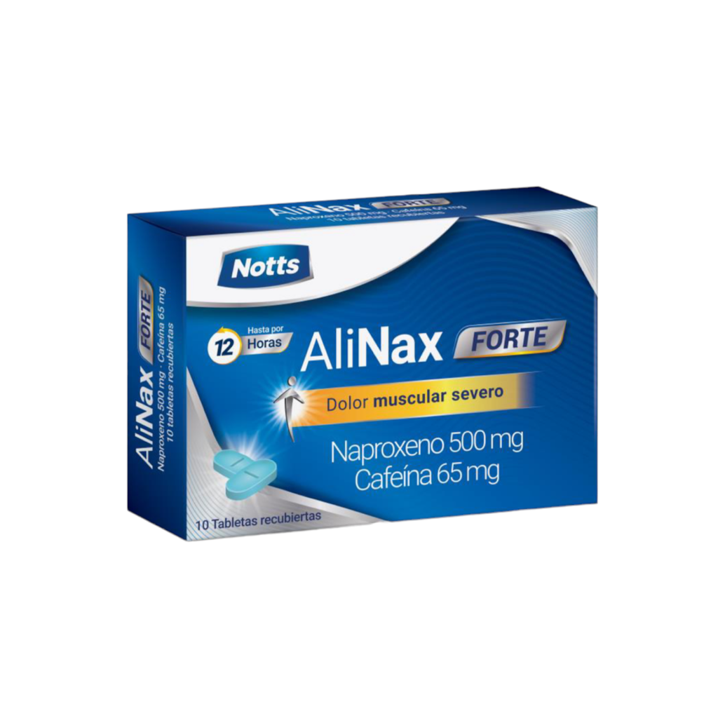 Alinax Forte (Naproxeno+Cafeina) 500/65 Mg Caja x 10 (Vivunt)