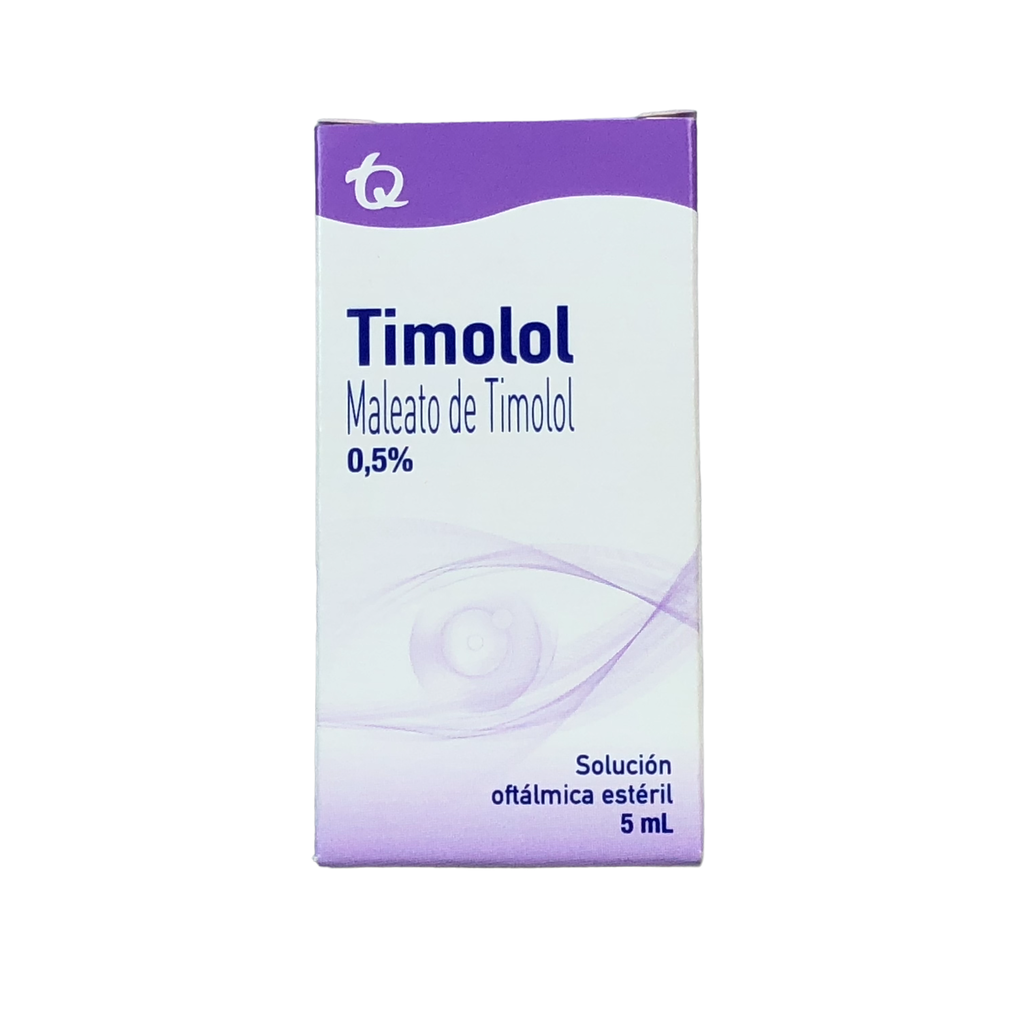 Timolol 0.5% Gotas Oftalmicas Fco x 5 ml(Tecnoquimicas)