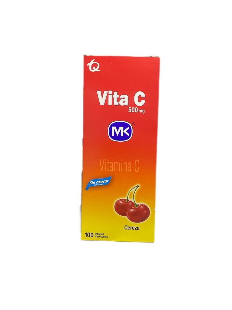 Vita C Cereza (Vitamina C) 500 Mg Caja x 100 Tabletas Und (Tecnoquimicas)