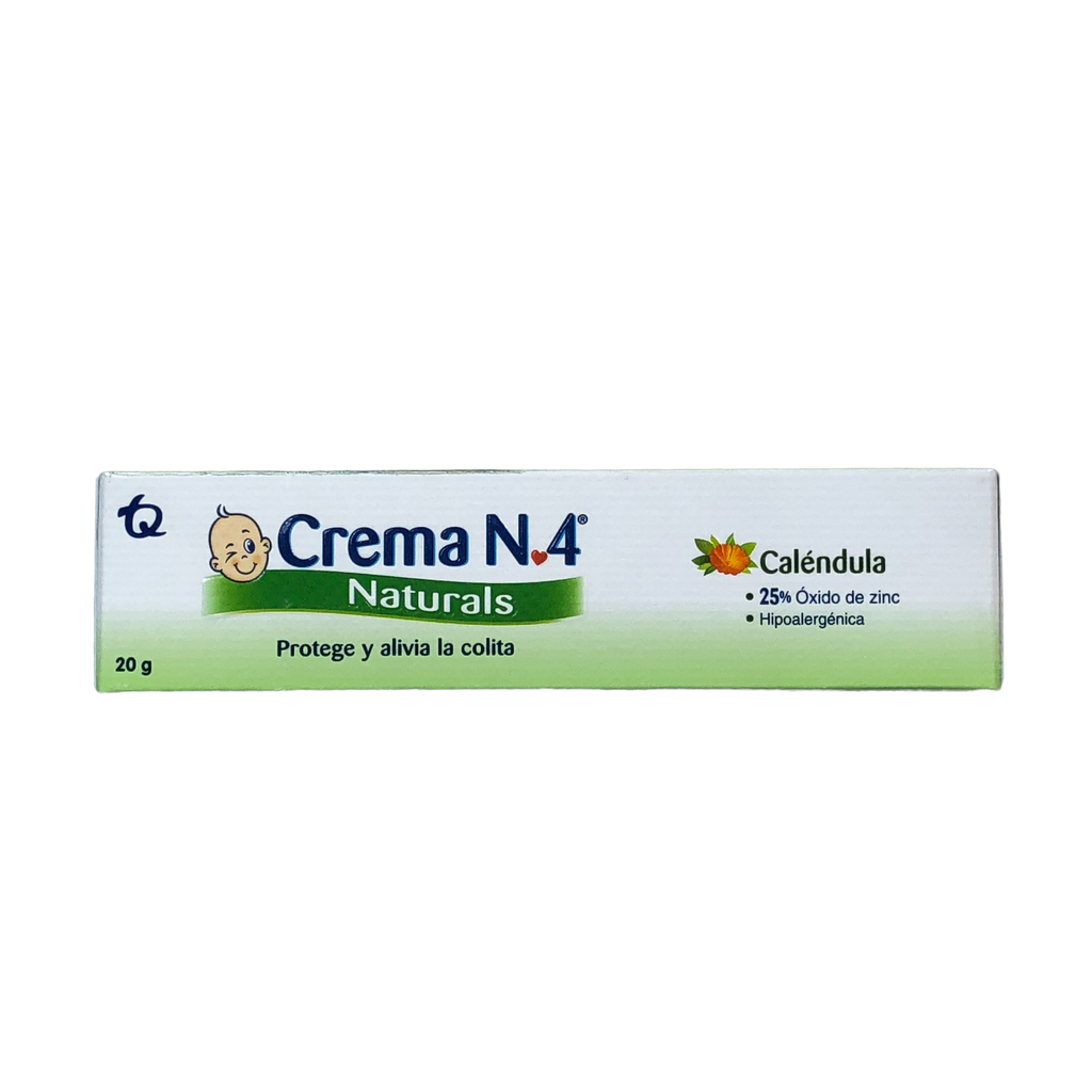 Crema No 4 Naturals Tubo x 20 Gr (Tecnoquimicas)