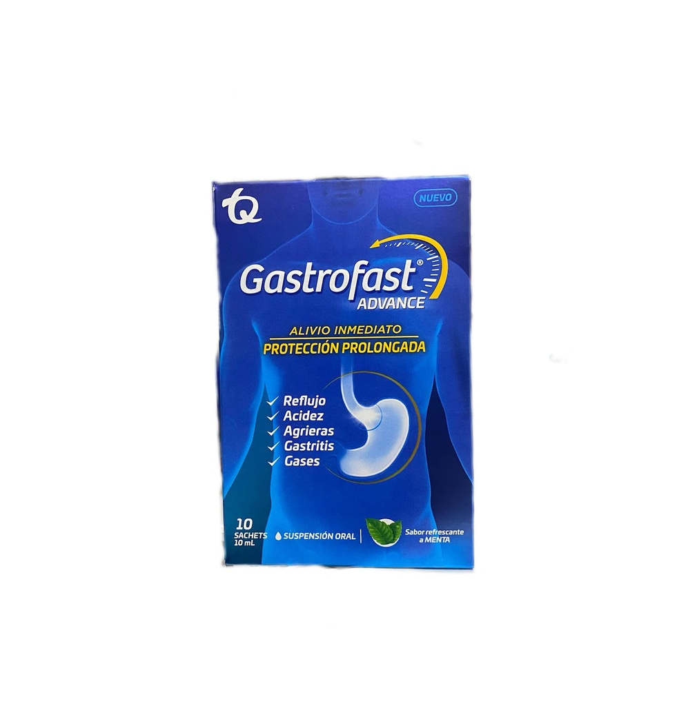 Gastrofast Advance Caja x 10 Sachets x 10 Ml (Tecnoquimicas)