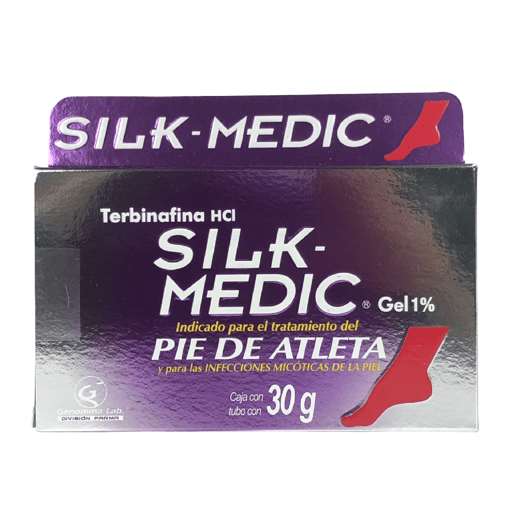 Silk Medic (Terbinafina) 1% Gel Tubo x 30 G (Genomma)