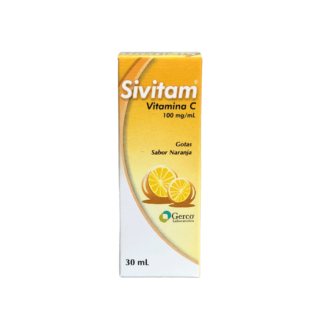 Sivitam(Vitamina C)100 MG Gotas Oral Frasco x 30 ML(Gerco)