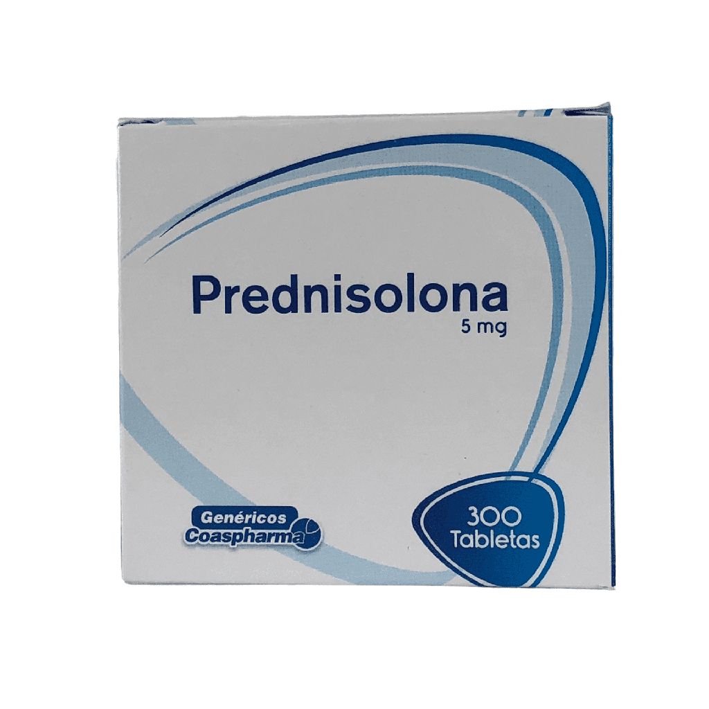 Prednisolona 5 mg Caja x 300 Tabletas (Coaspharma)