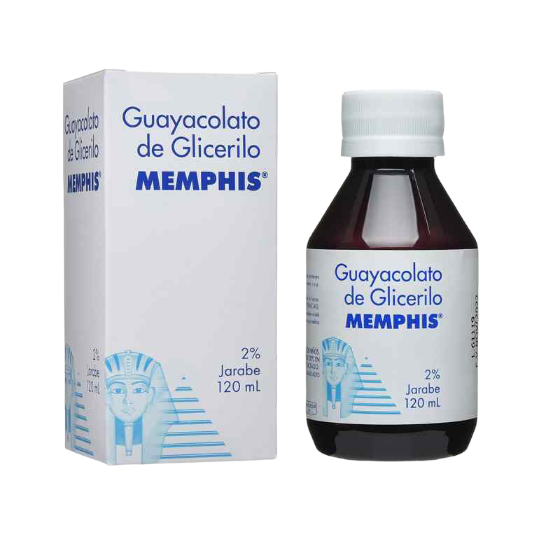 Oferta (1+1) Guayacolato de Glicerilo 2% Jarabe frasco 120ml (Memphis)