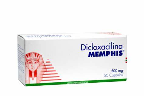Dicloxacilina 500 Mg Caja x 50 Capsulas (Memphis)