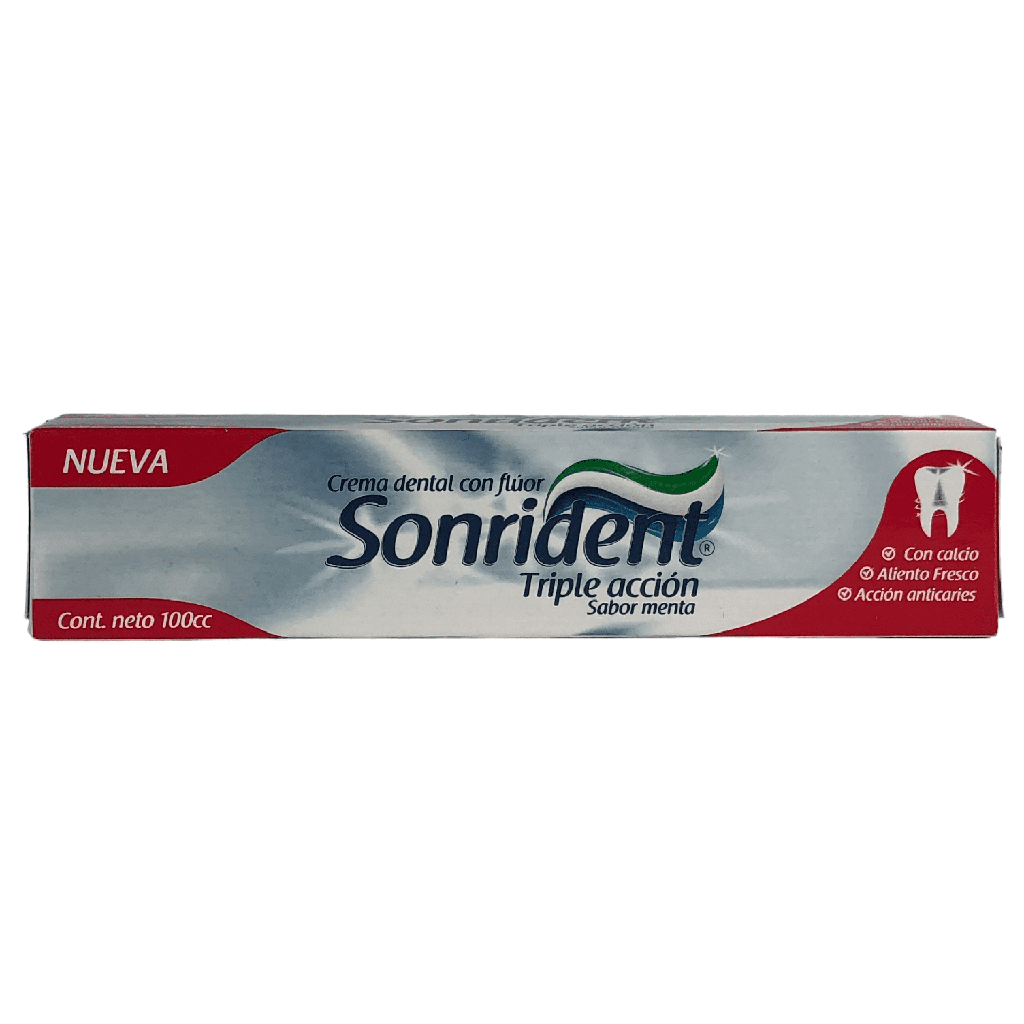 Crema Dental Triple Accion x 100 ml Sonrident (Proquident)