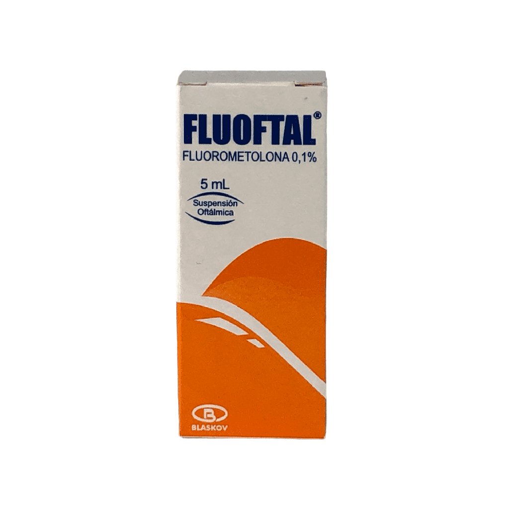 Fluoftal (Fluorometalona)1 Mg Gotas Oftalmicas Frasco x 5 Ml (Blaskov)