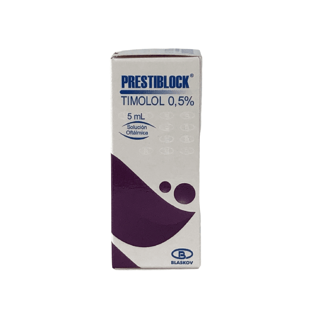 Prestiblock (Timolol) Gotas Oftalmicas Frasco x 5 Ml (Blaskov)