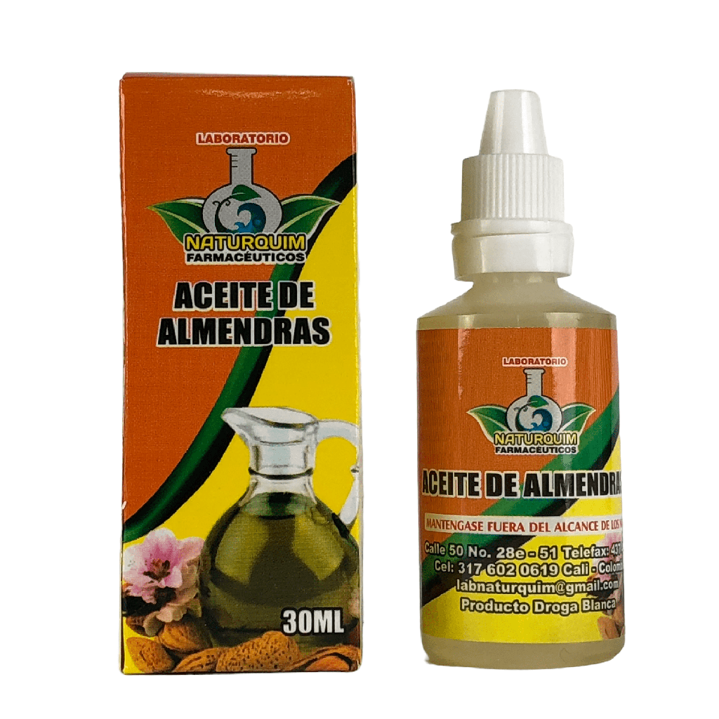 Aceite De Almendras Frasco x 30 Ml DB (NaturQuim)