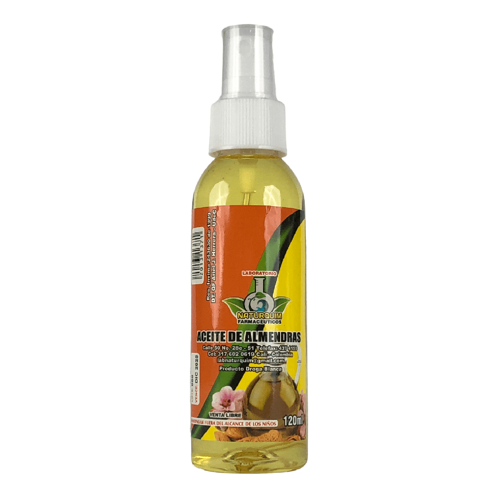 Aceite De Almendras Frasco x 120 Ml DB (NaturQuim)