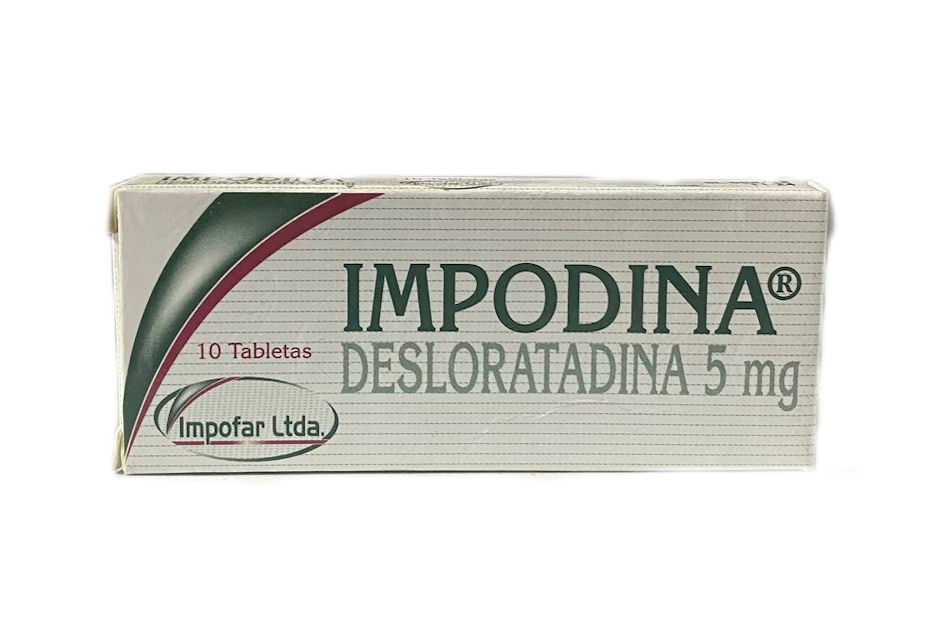 Impodina (Desloratadina) 5 Mg Caja x 10 Tabletas (Comerlat)