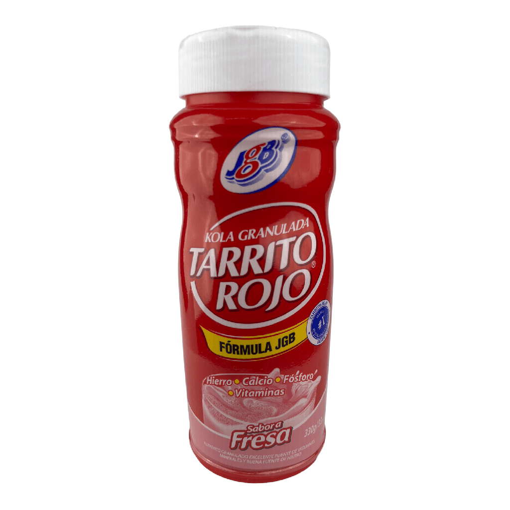 Kola Granulada Tarrito Rojo Fresa Frasco x 330 G Und (JGB)