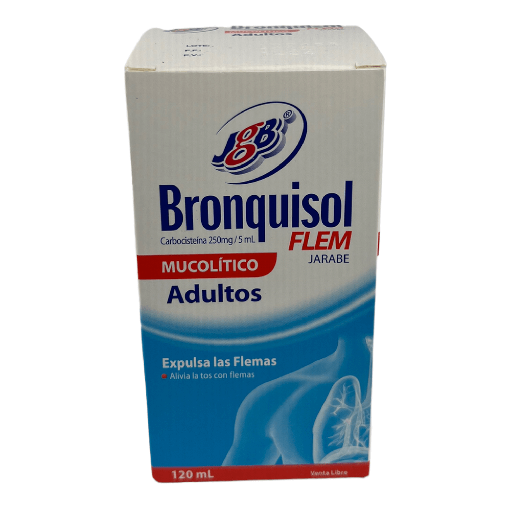 Bronquisol Flema (Carbocisteina) Jarabe Adultos Frasco x 120 ML Unid (JGB)