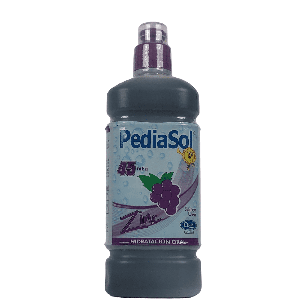 Pediasol 45 Zinc Uva Frasco x 500 Ml Und (Quibi)