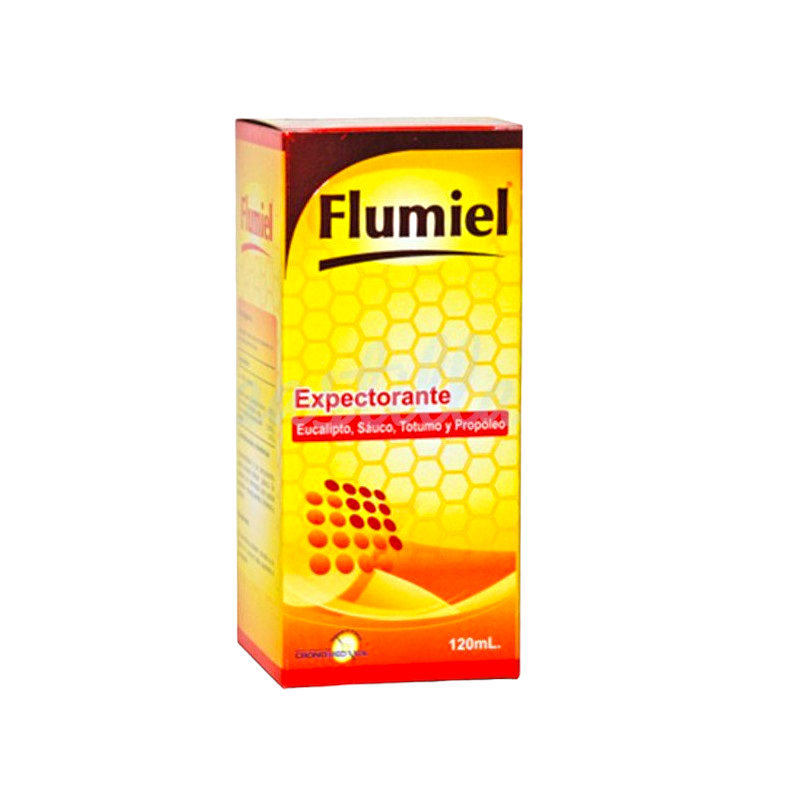 Flumiel Adultos (Eucalipto,Sauco,Totumo,Propoleo) Jarabe Frasco x 120 Ml Und (Flora Lab)