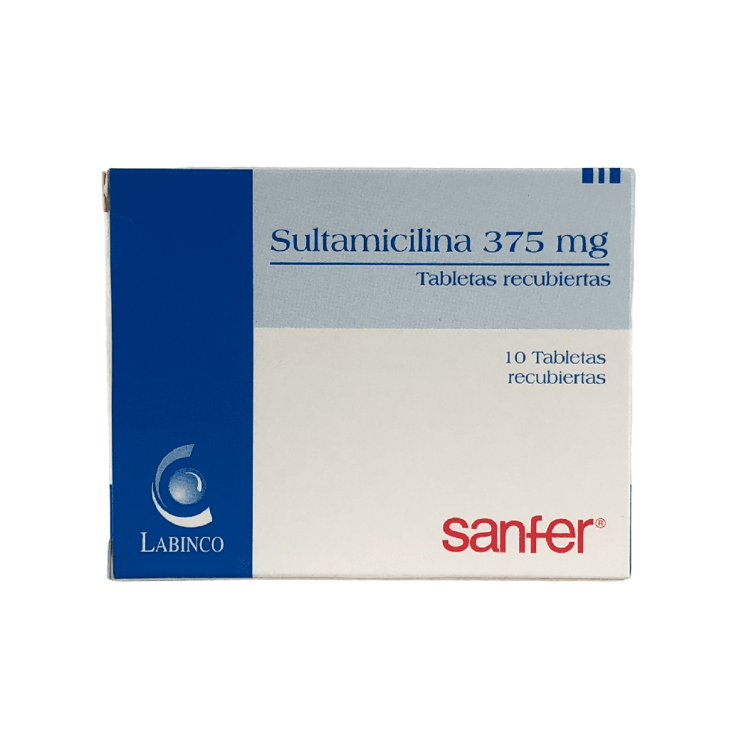 Sultamicilina 375 Mg Caja x 10 Tabletas (Labinco)