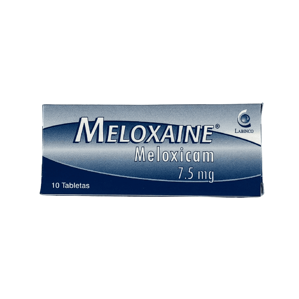 Meloxaine (Meloxicam) 7.5 MG Caja x 10 Tabletas (Labinco)