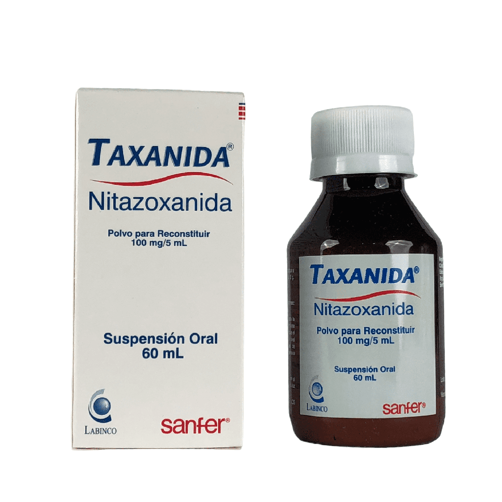 Taxanida (Nitazoxanida) 100 Mg Suspension Oral Frasco x 60 Ml (Labinco)