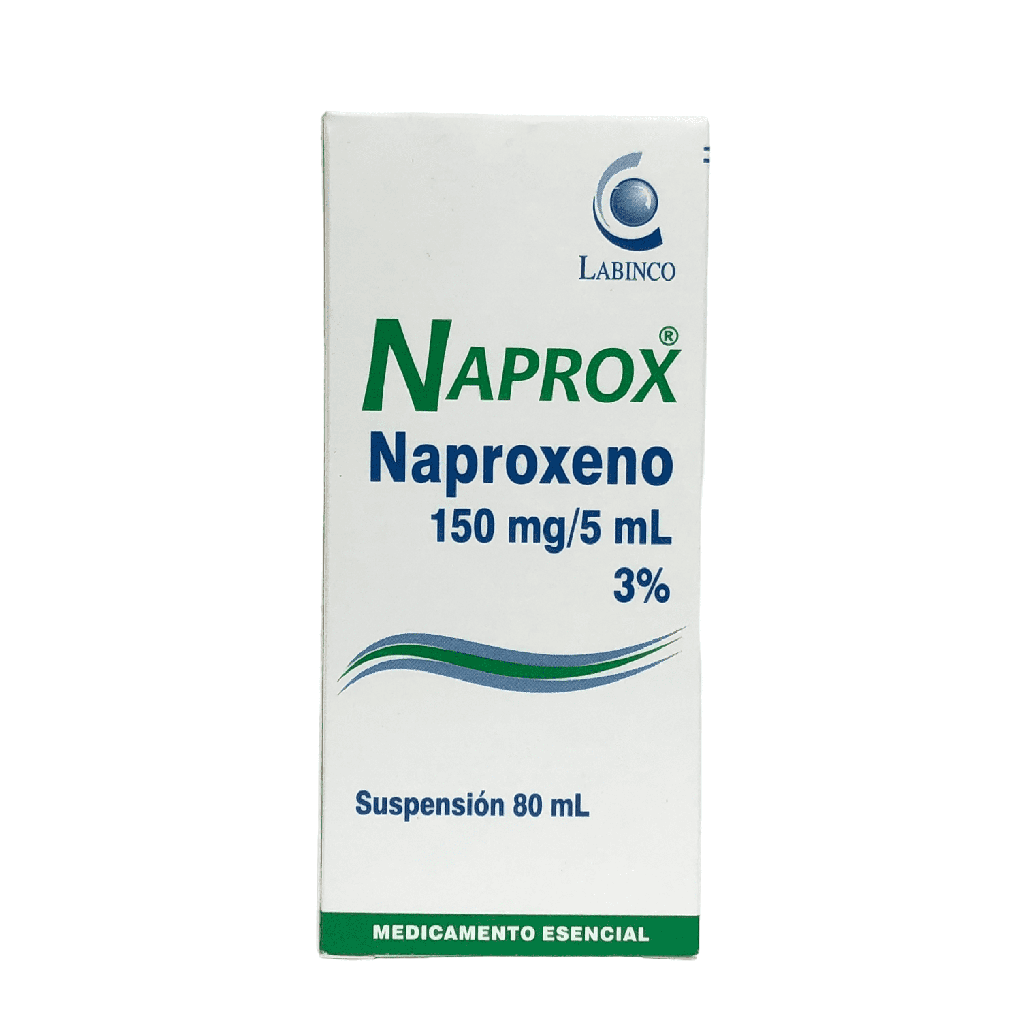 Naprox (Naproxeno) 150 Mg Suspension Oral Frasco x 80 Ml (Labinco)