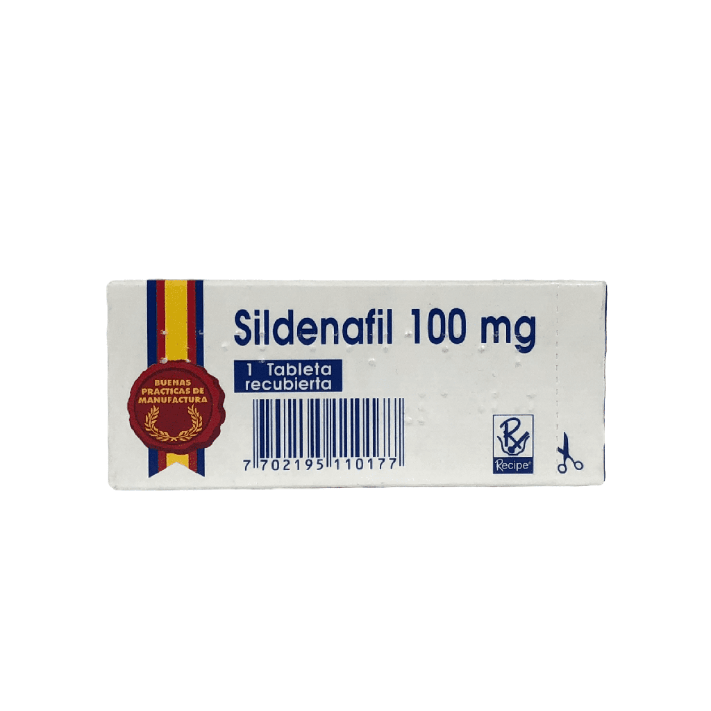 Sildenafil 100 Mg Caja x 1 Tableta (Recipe)