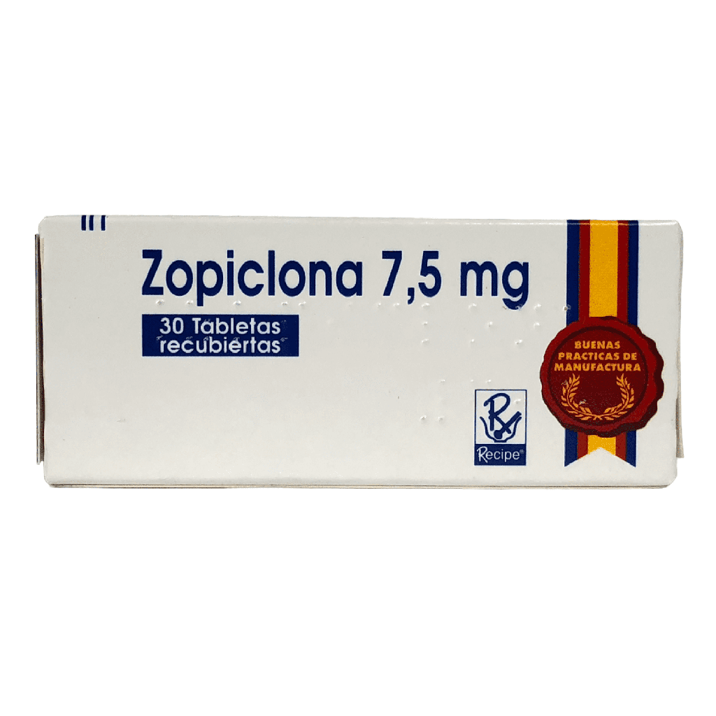 Zopiclona 7.5 Mg Caja x 30 Tabletas (Recipe)