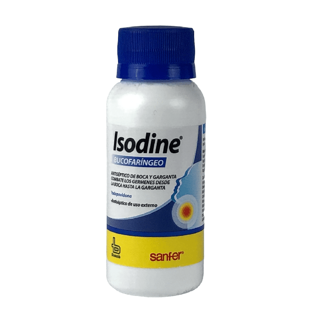 Isodine Bucofaringeo (Yodopovidona) Frasco x 60 Ml (Bussie OTC)