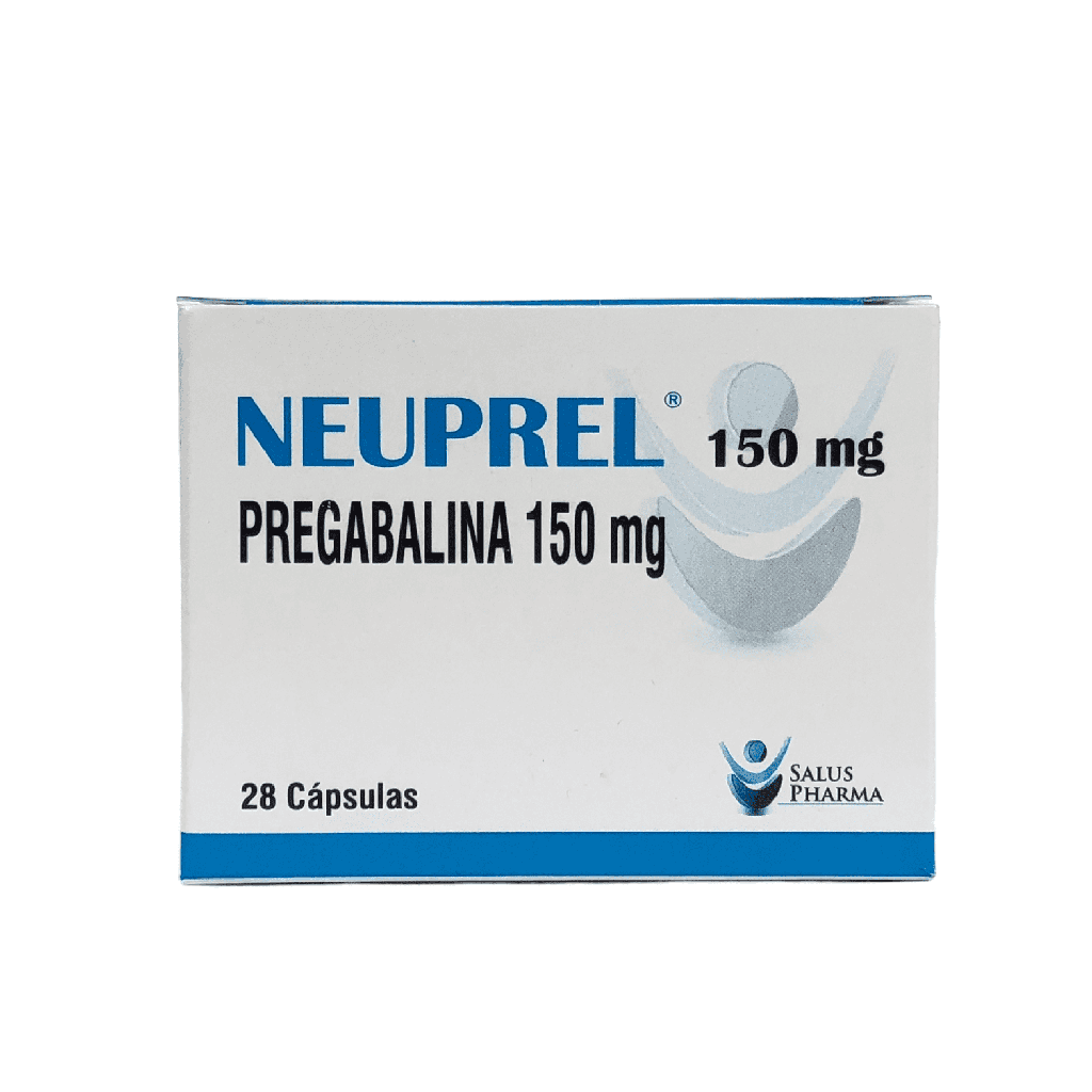 Neuprel (Pregabalina) 150 Mg Caja x 28 Capsulas (Salus Pharma)