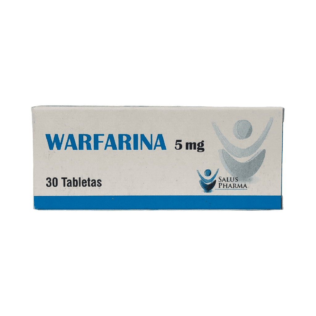 Warfarina 5 Mg Caja x 30 Tabletas Und (Salus Pharma)