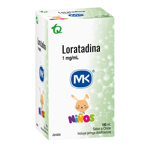 Loratadina 1 Mg/Ml Jarabe Frasco x 100 Ml (tecnoquimicas)