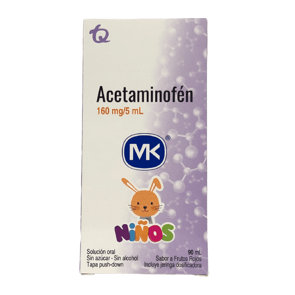 Acetaminofen 160 Mg Jarabe Pediatrico Frasco x 90 Ml (Tecnoquimicas)