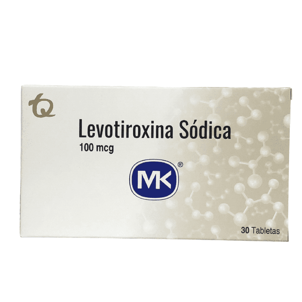 Levotiroxina 100 Mcg Caja x 30 Tabletas (Tecnoquimicas)