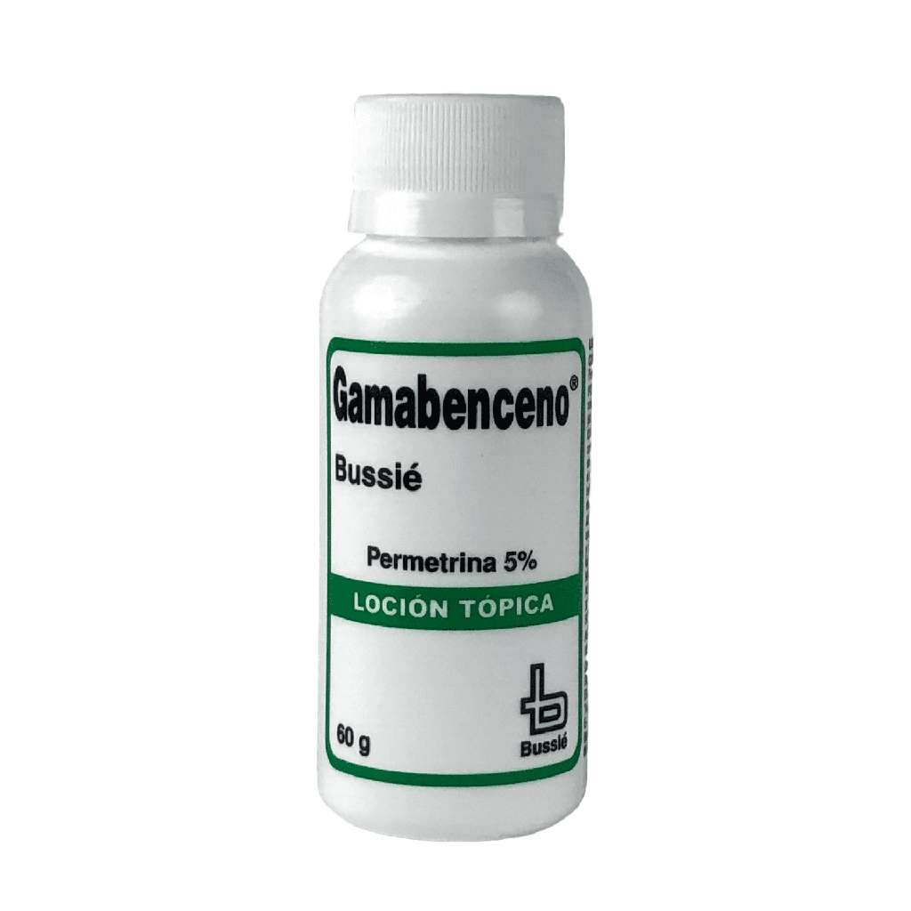 Gamabenceno (Permetrina) Locion Topica Frasco x 60 Ml Unid. (Bussie OTC)